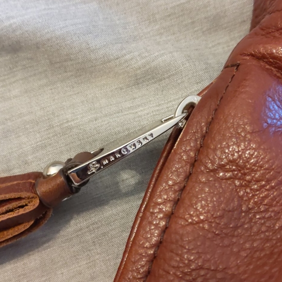 B makowsky buttery soft brown shoulder bag - Picture 6 of 8